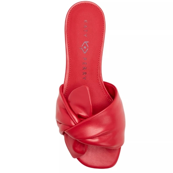 Katy Perry Halie Bow Sandal Luscious Red 11 - Picture 2 of 8